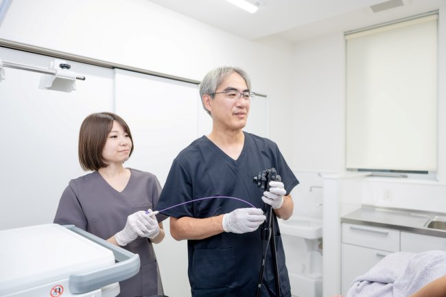 内視鏡専門医による鎮静剤を使用した苦痛の少ない内視鏡