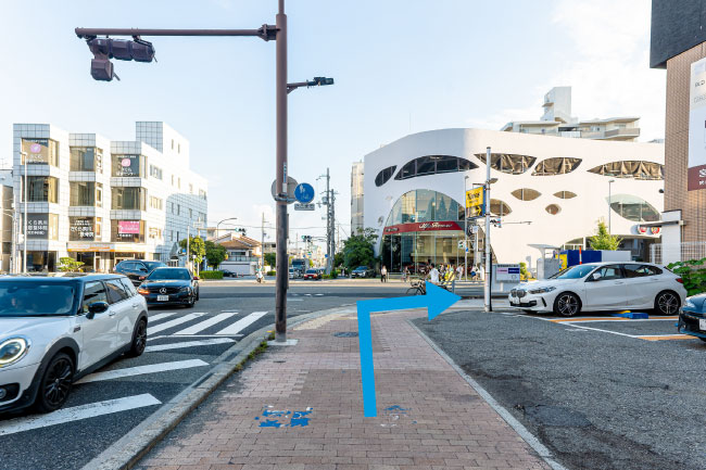 さくら夙川駅からのアクセスルート その4
